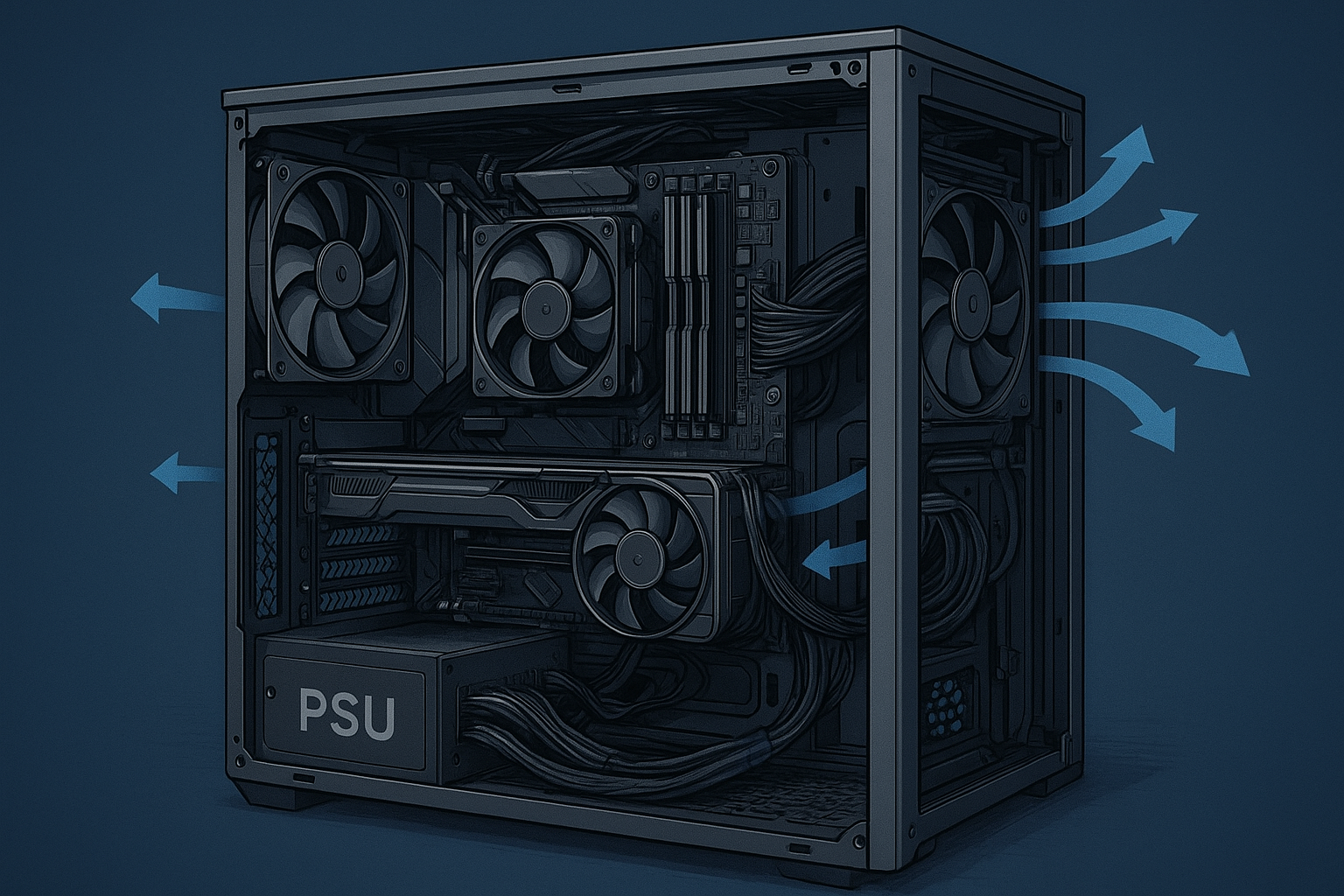 بهینه‌سازی منبع تغذیه و خنک‌کننده