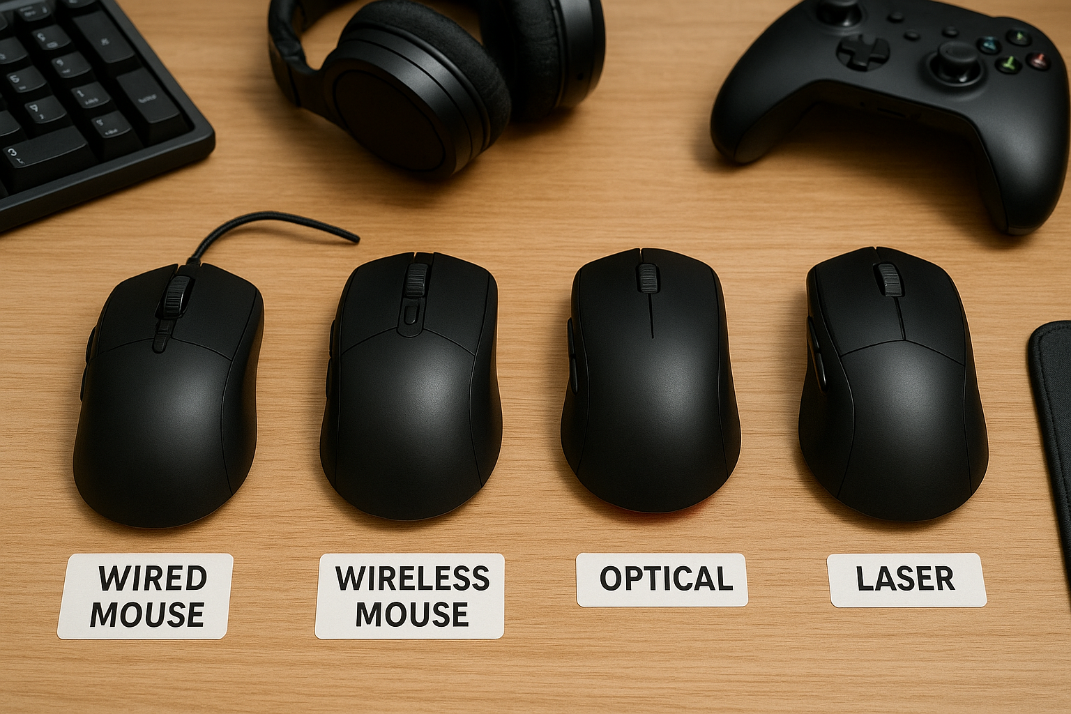 انواع موس‌های گیمینگ