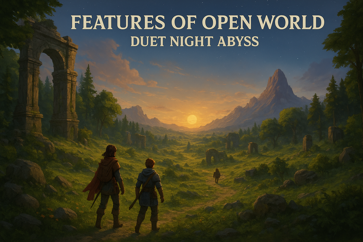 تصویر ویژگی‌های دنیای باز در Duet Night Abyss