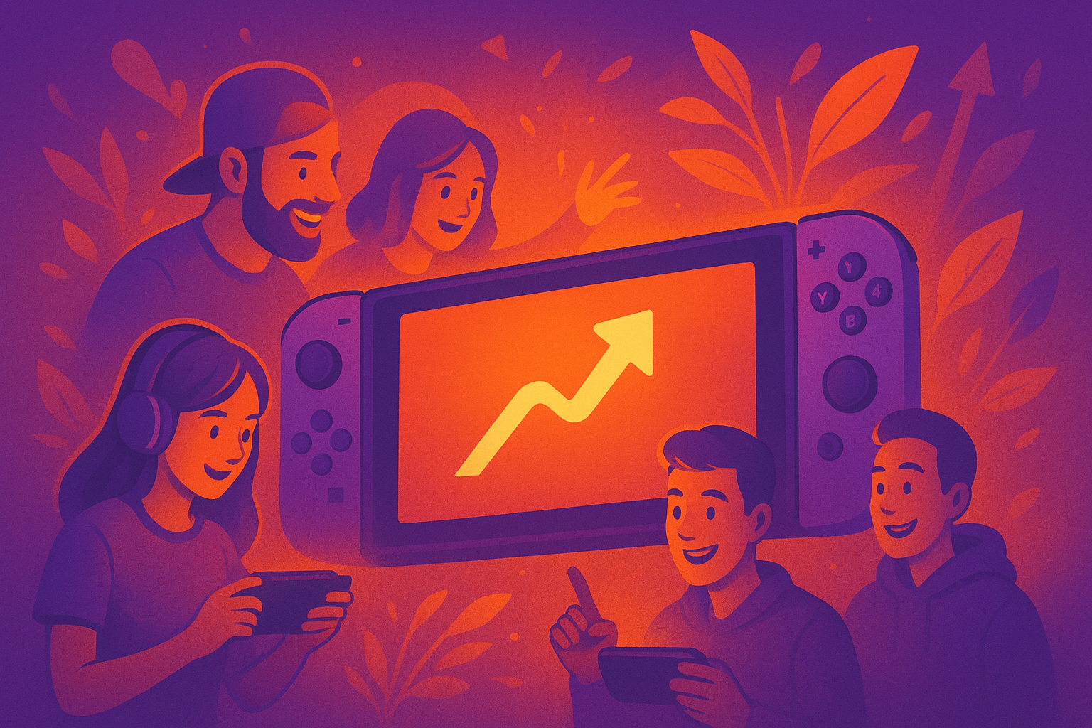 تصویر هنری تأثیر پورت Two Point Museum روی اکوسیستم Switch 2