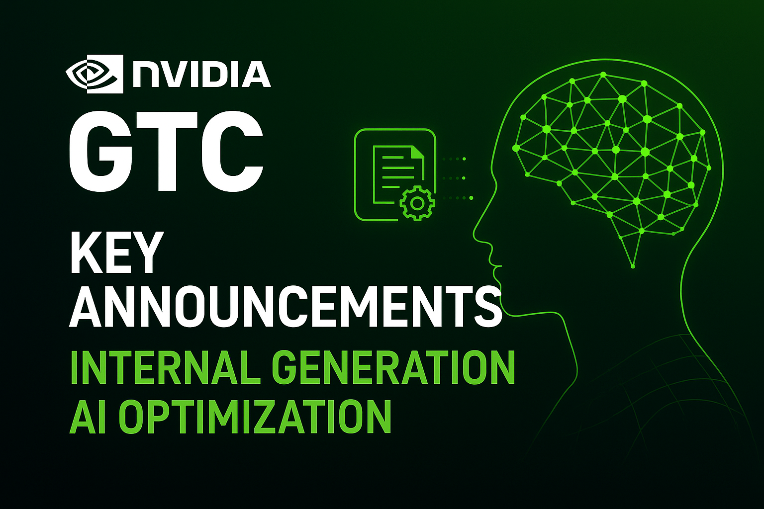 تصویر اعلامیه‌های کلیدی NVIDIA GTC شامل Blackwell و بهینه‌سازی AI