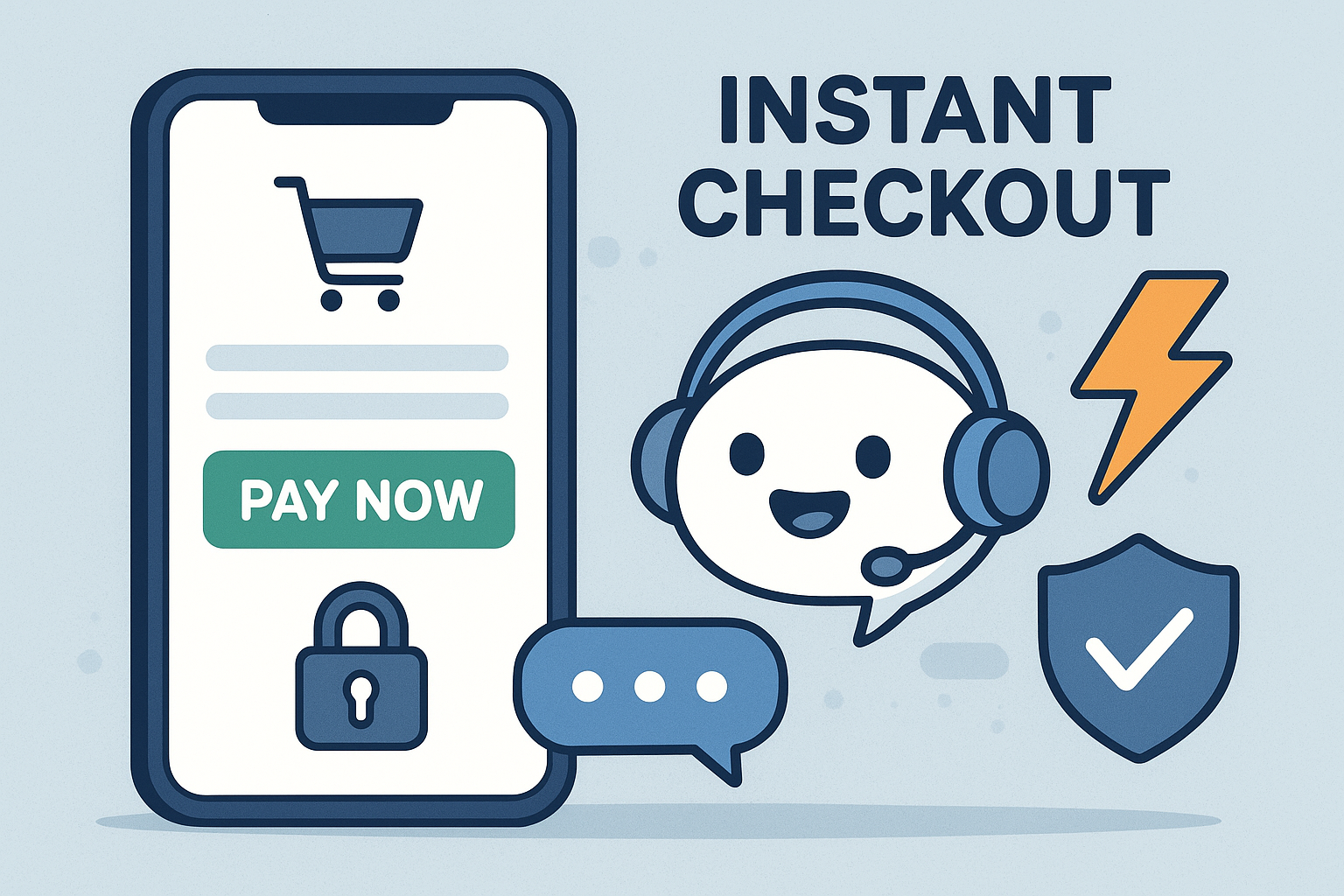 تصویر Instant Checkout در ادغام با ChatGPT
