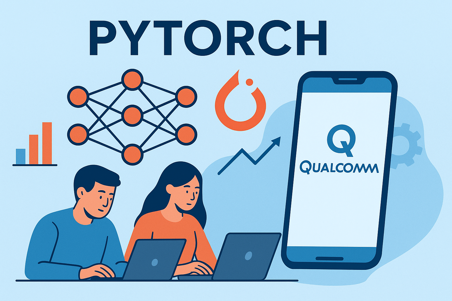تصویر آموزشی PyTorch و ادغام با Qualcomm