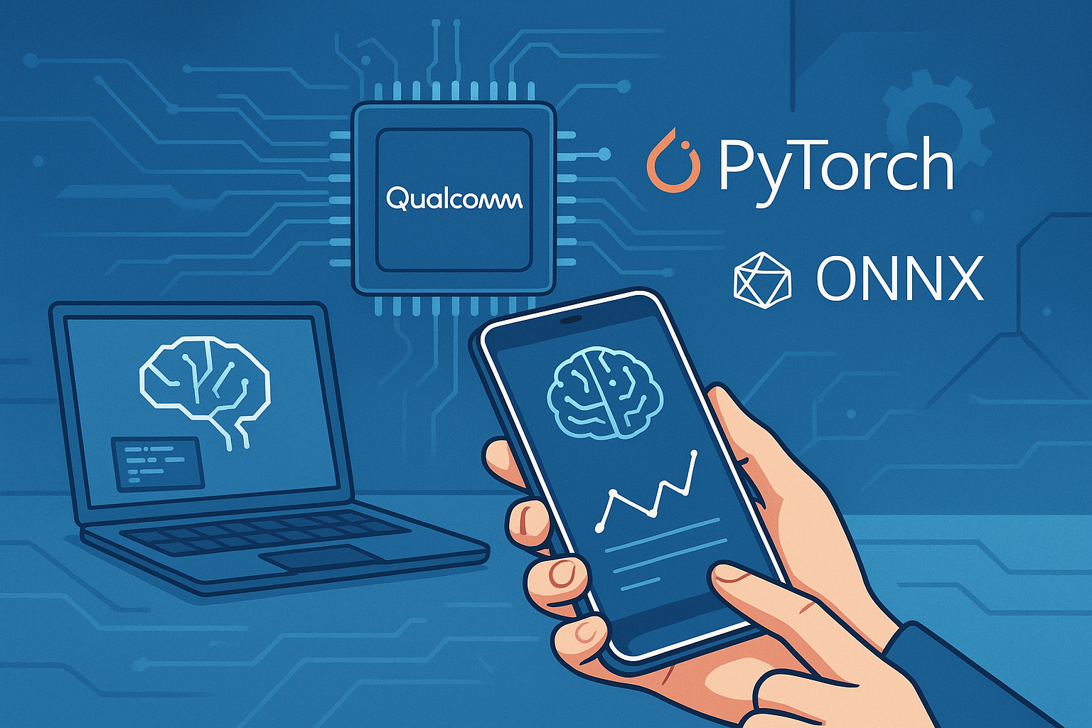 تصویر بهبودهای Qualcomm در PyTorch و ONNX