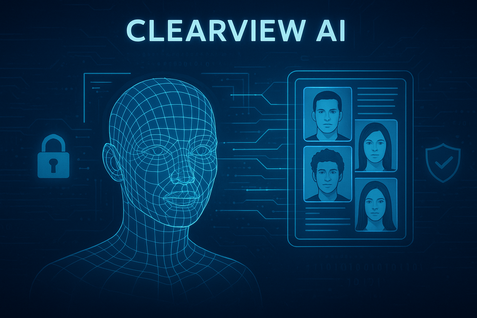 تصویر فناوری تشخیص چهره Clearview AI