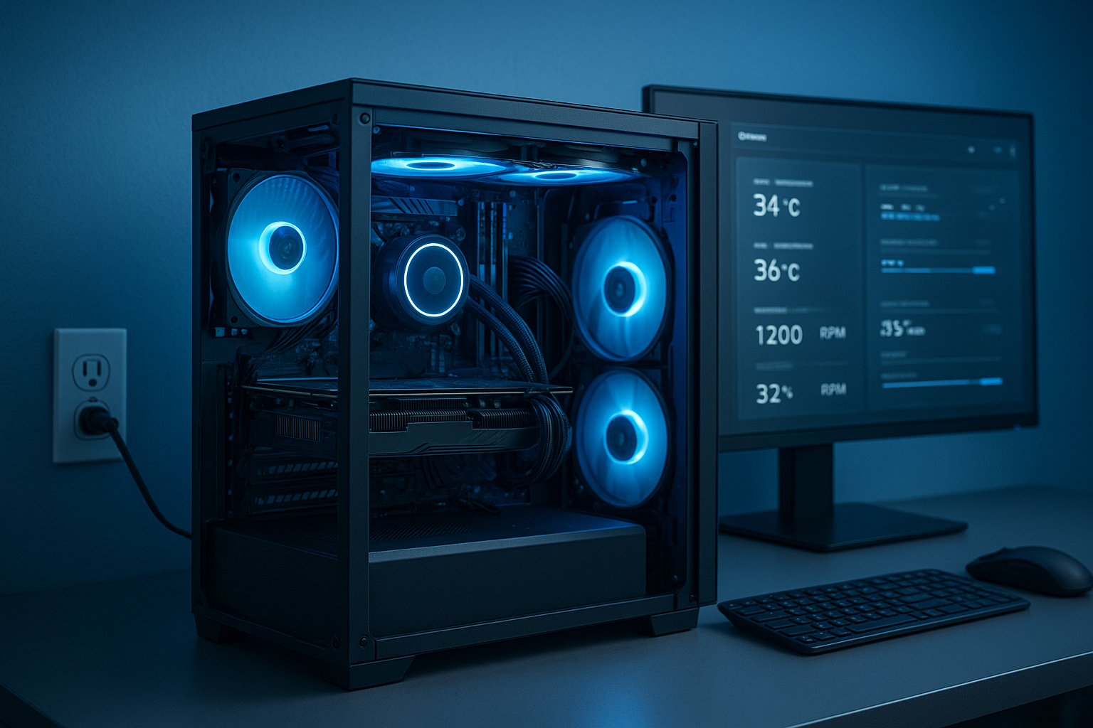 تست و عیب‌یابی سیستم پس از نصب قطعات