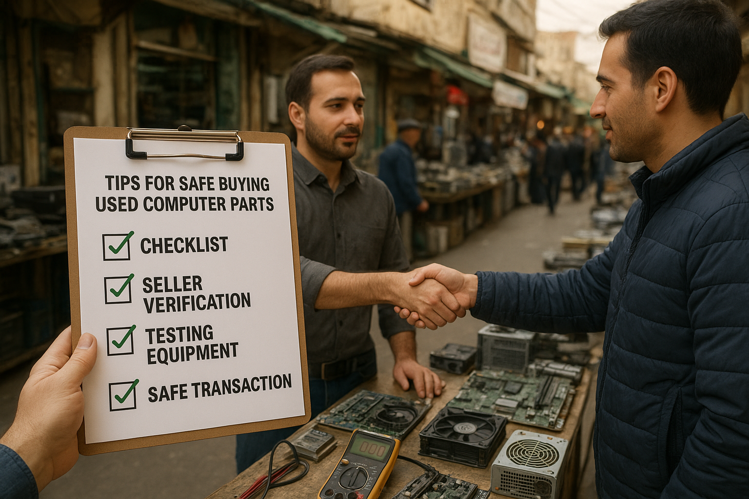 نکات خرید ایمن قطعات دست دوم