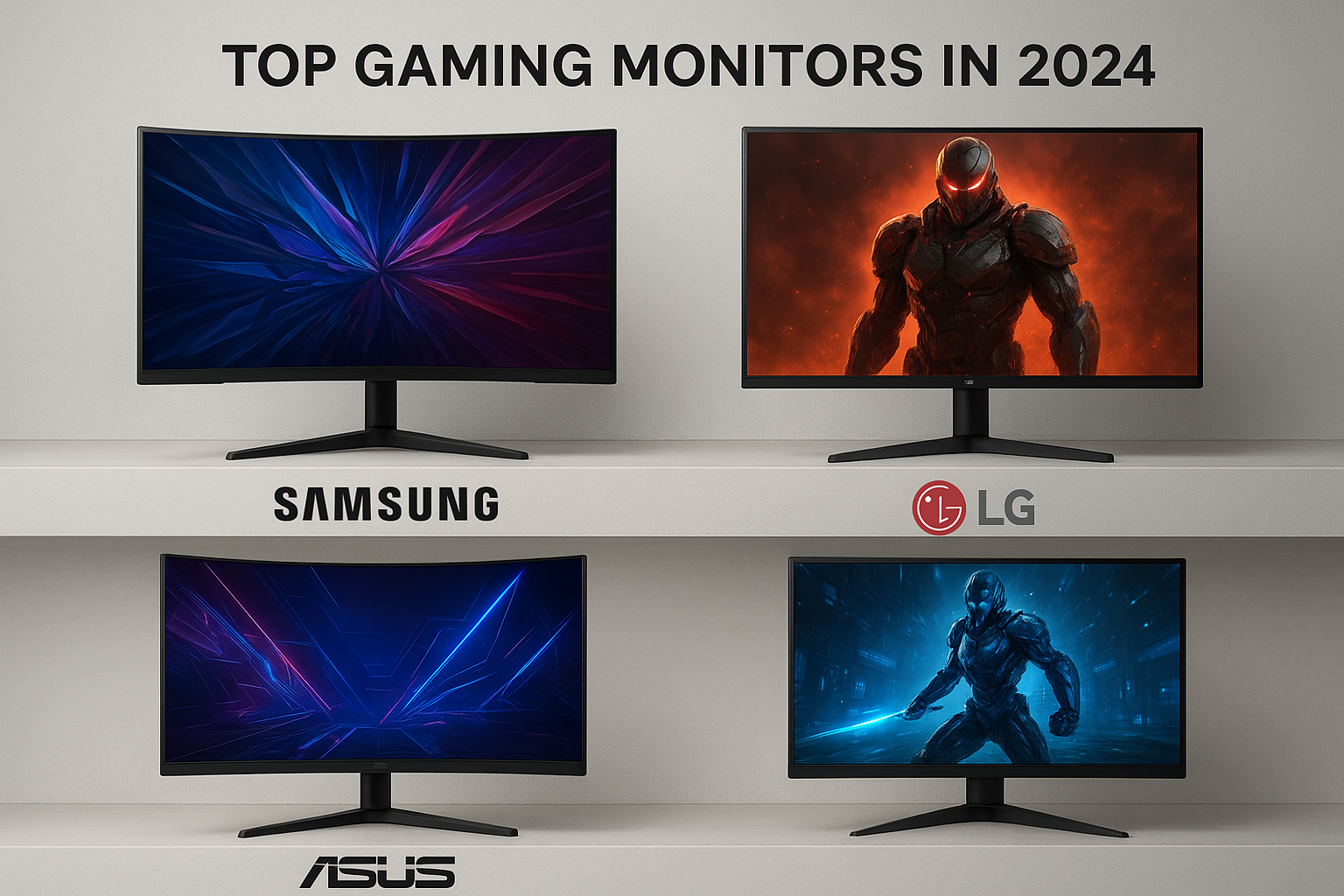 بهترین مدل‌های مانیتور گیمینگ ۲۰۲۴