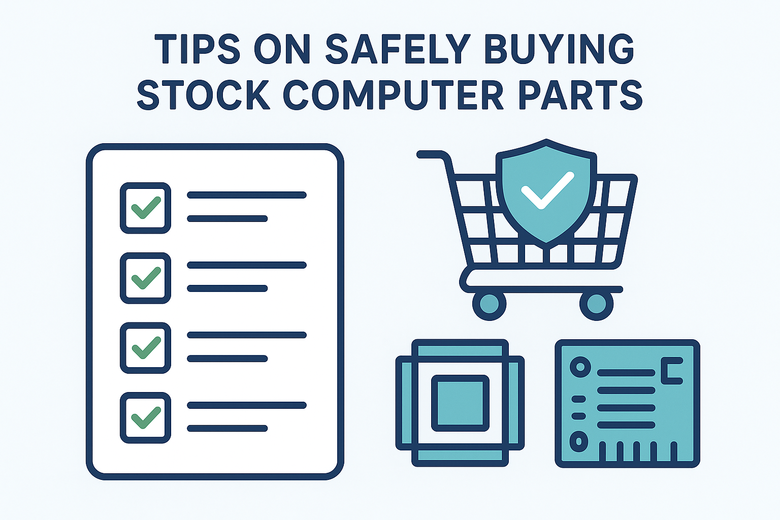 تصویر نکات خرید ایمن قطعات استوک کامپیوتر