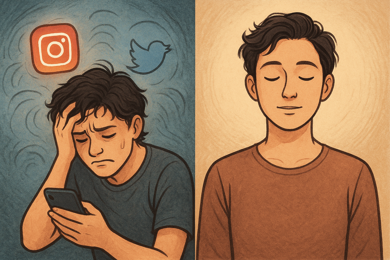 Social Media Addiction Struggle