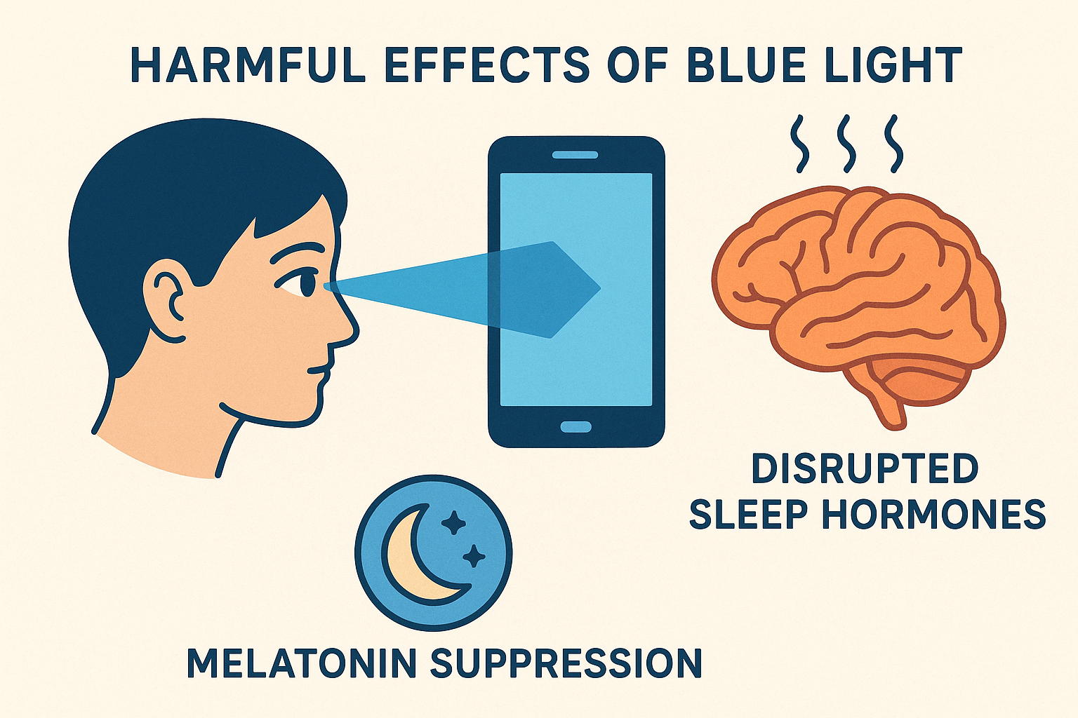 Blue light effects on sleep
