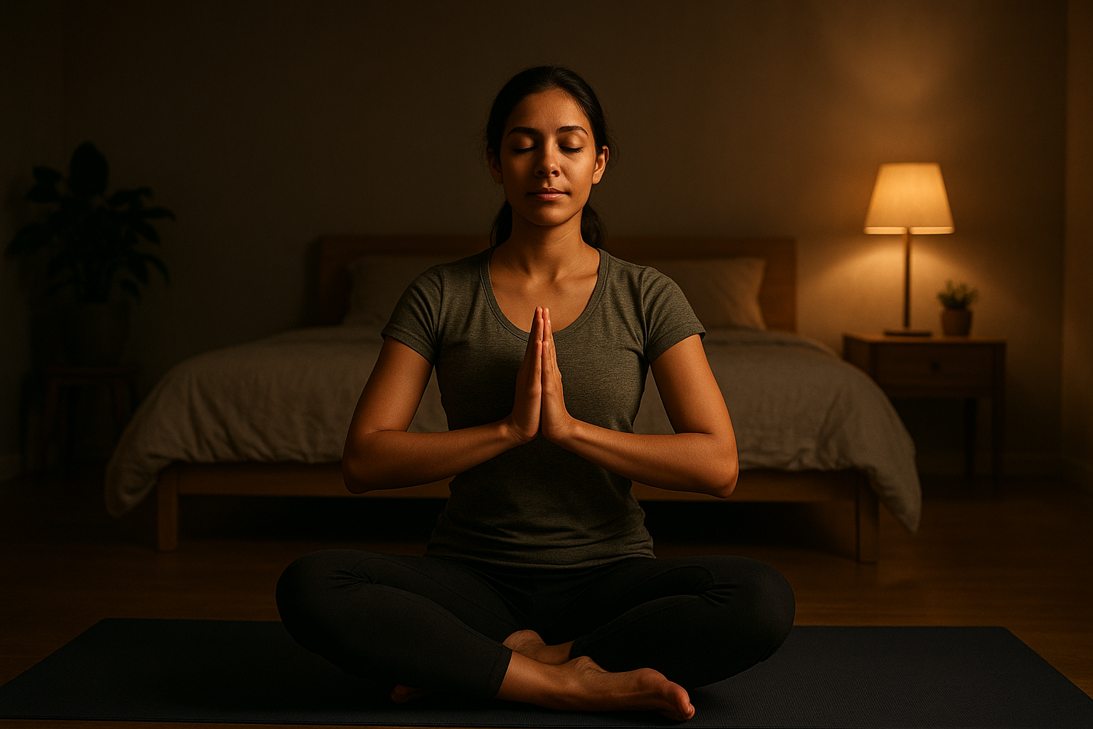 Yoga before bed