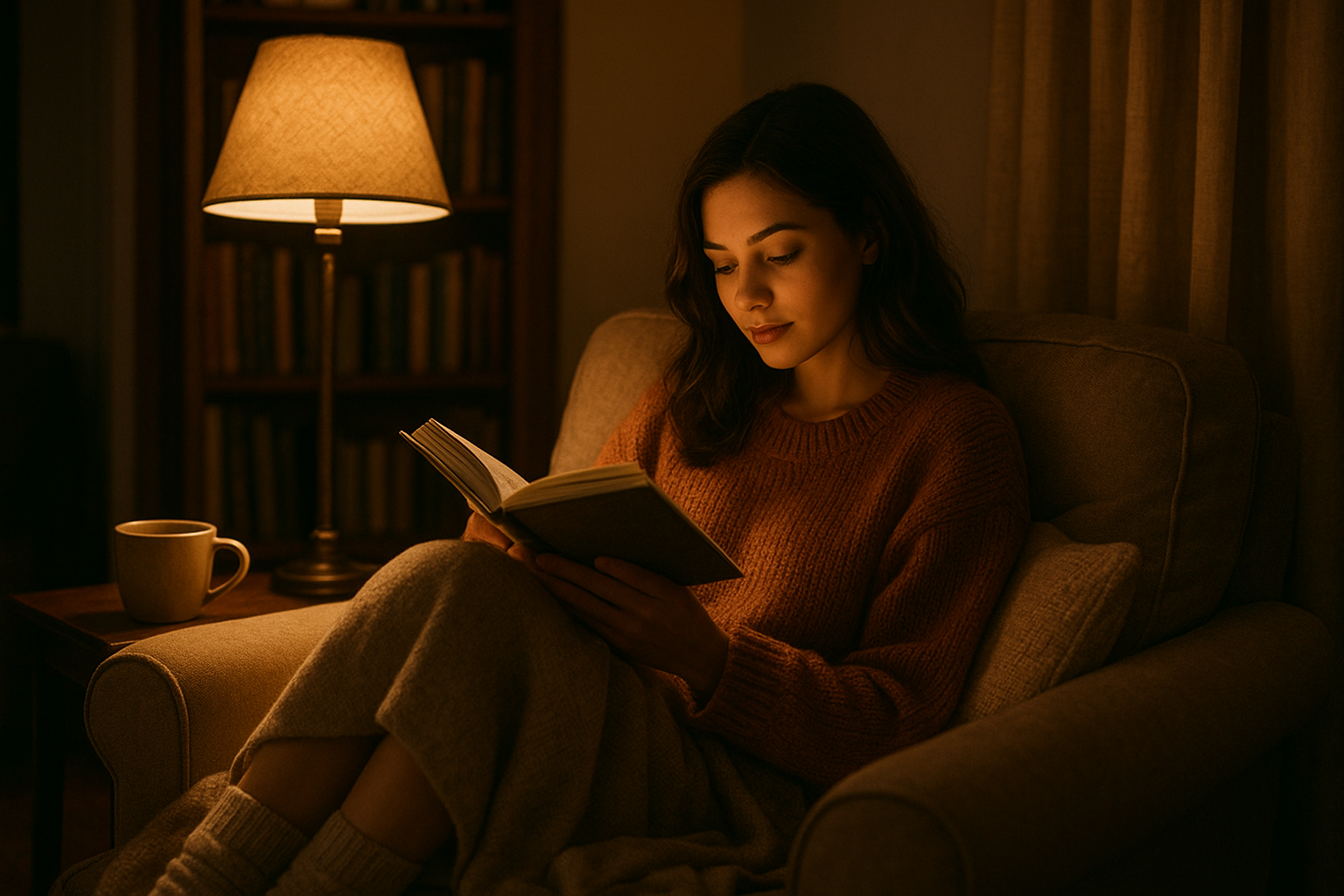 Reading book instead of scrolling