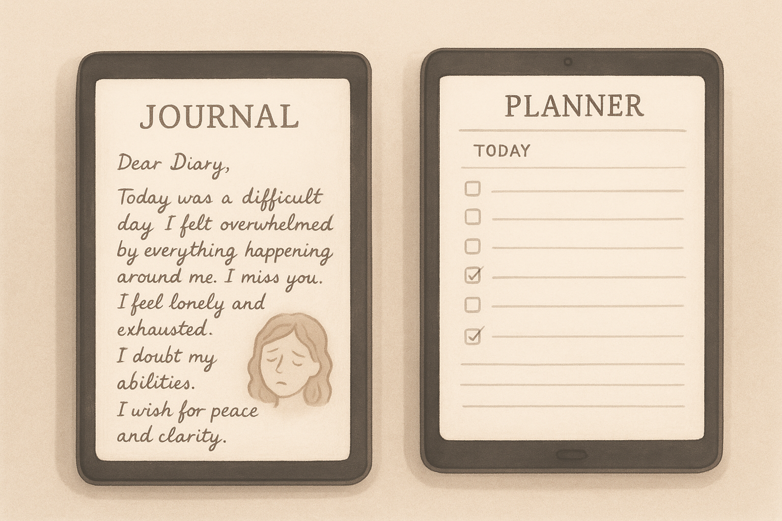 ژورنالینگ دیجیتال: چطور با نوشتن هدف ذهنمان را آرام کنیم؟ 2 Journaling vs traditional planning