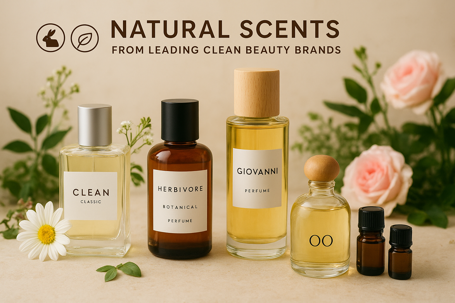 Natural organic perfumes from clean beauty brands