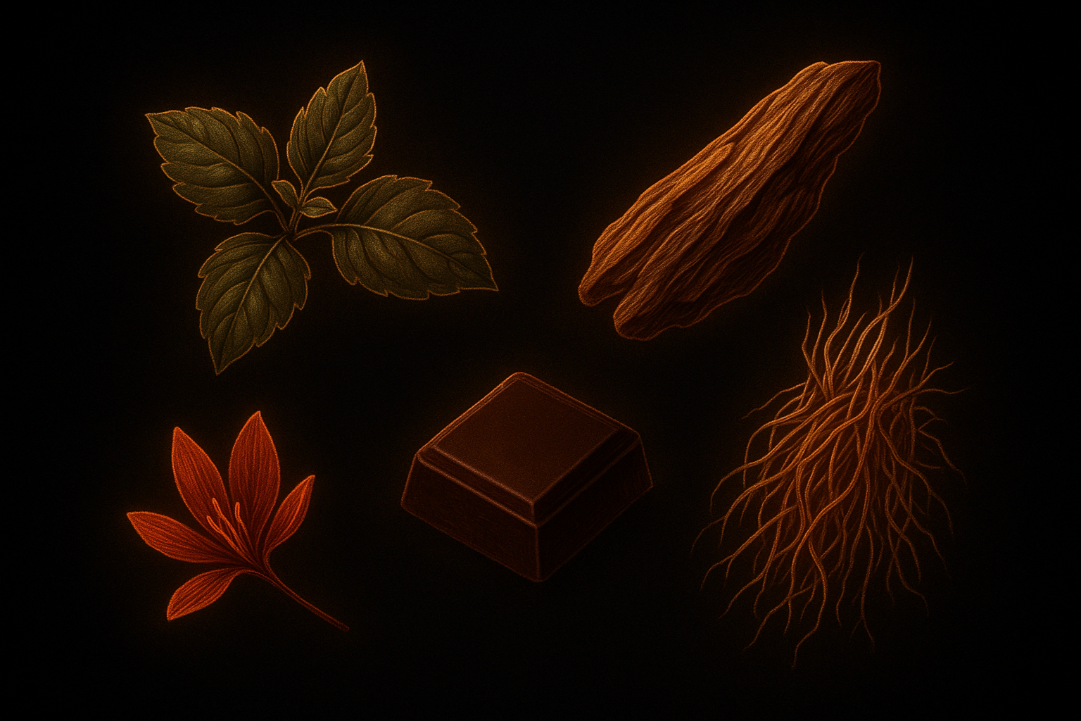Bitter scent notes