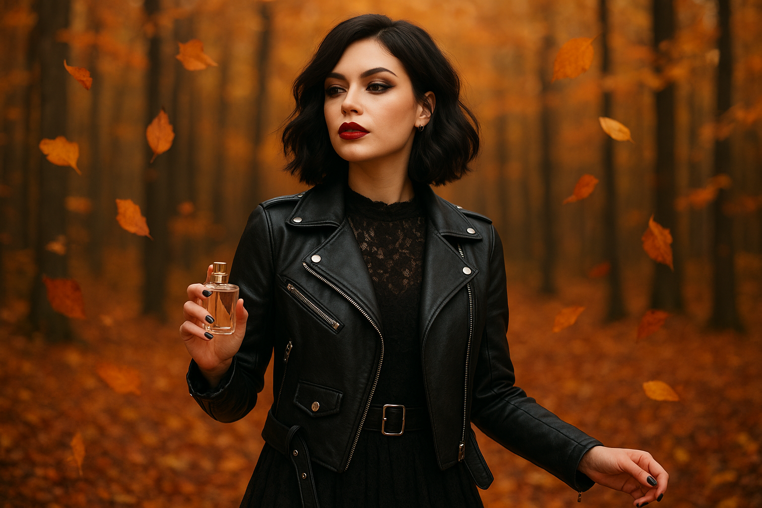 Gothic style with perfume