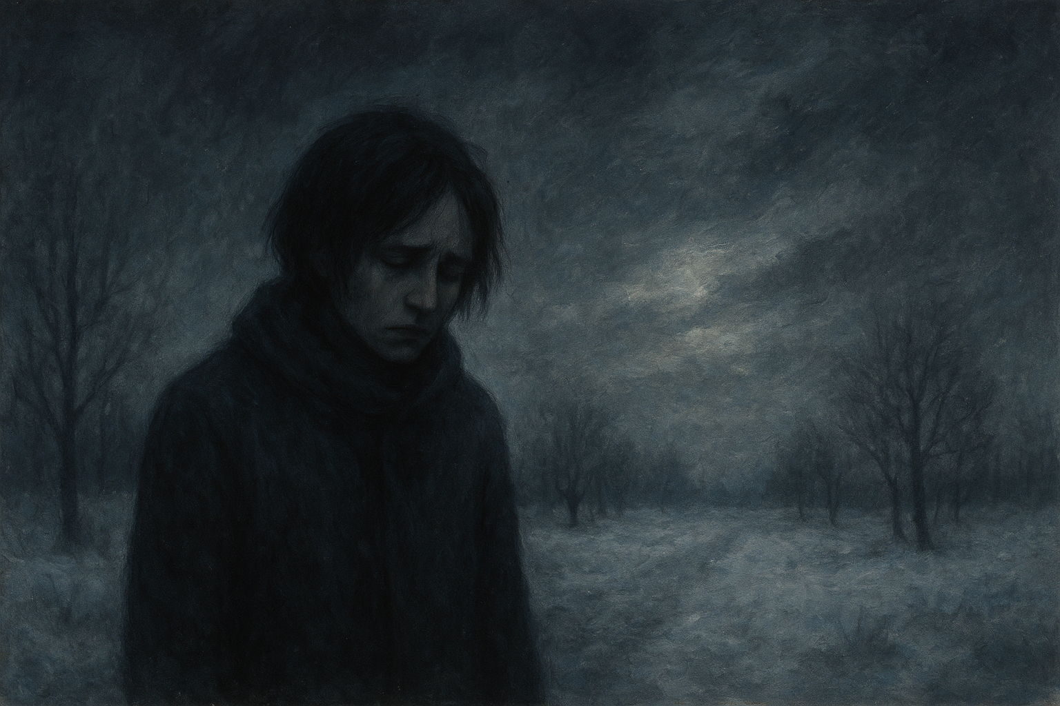 Seasonal affective disorder illustration