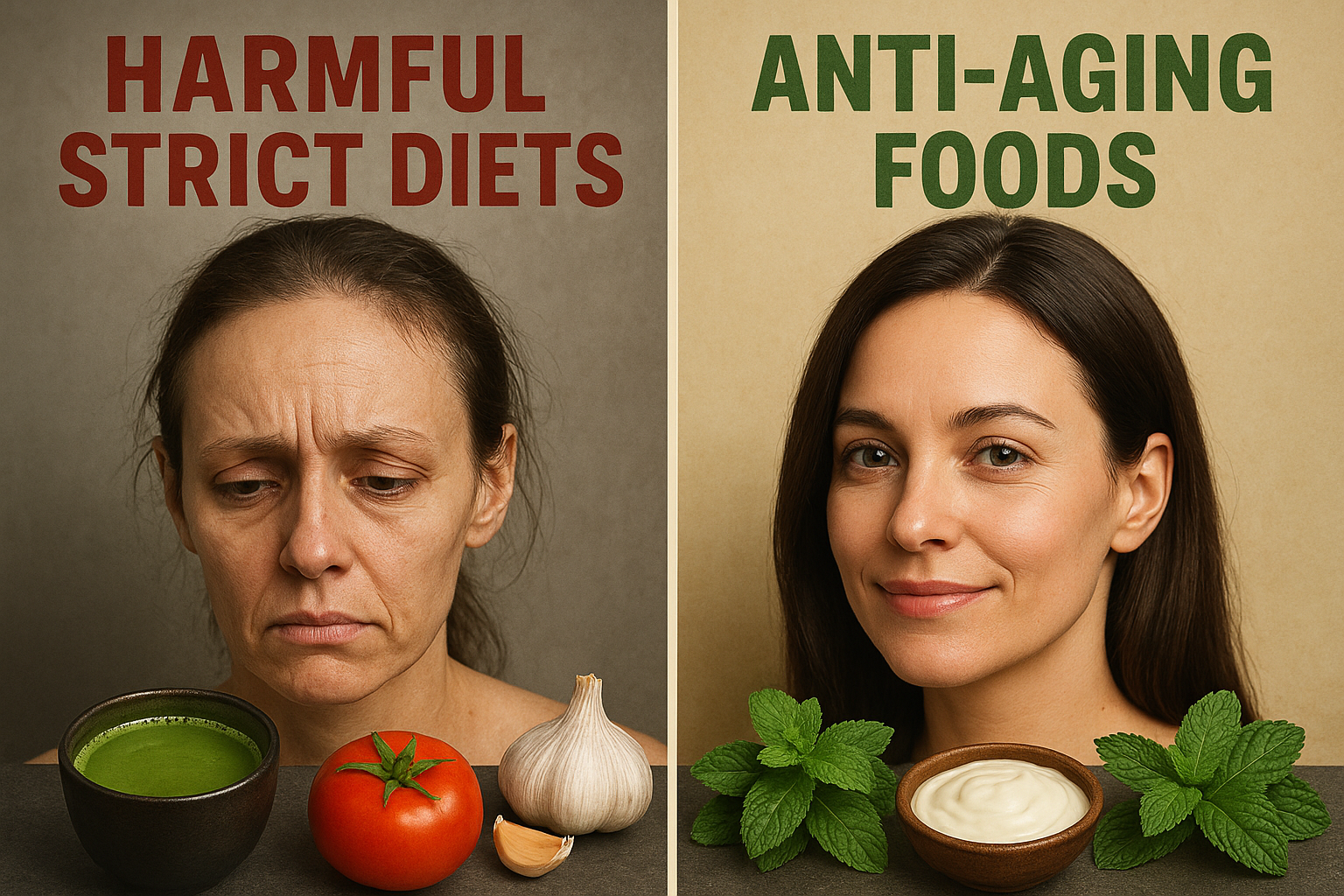 Harms of Strict Diets and Anti-Aging Foods