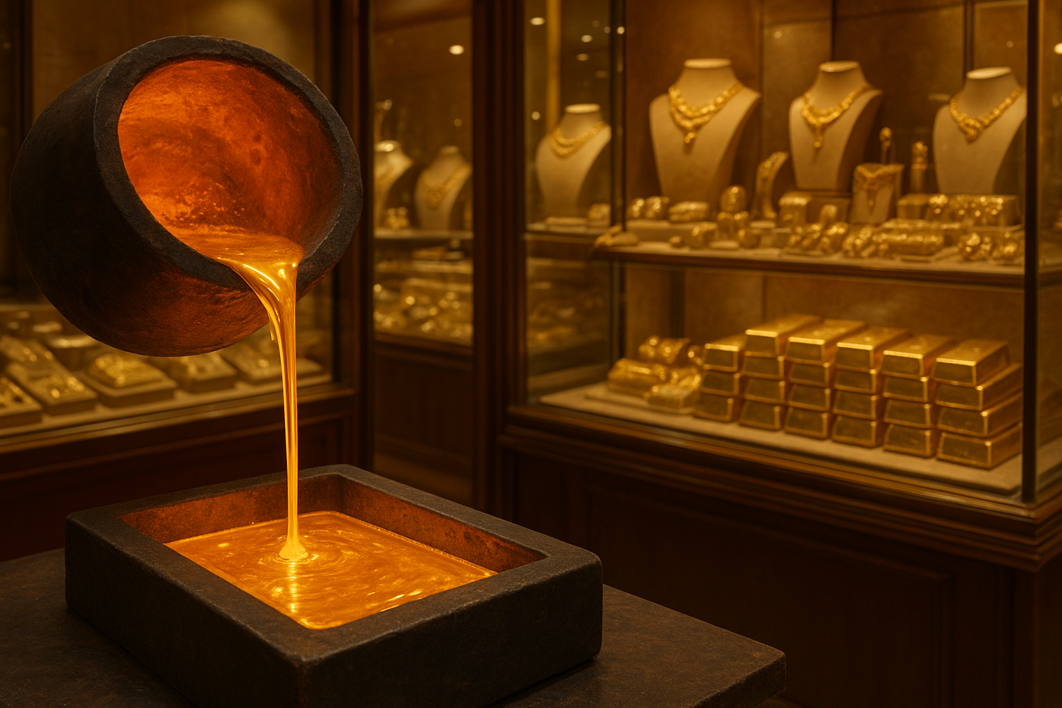 تصویر مرتبط با طلای آب‌شده